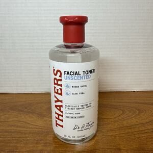 Thayers Facial Toner Witch Hazel Unscented Aloe Vera Alcohol-Free 12 fl oz
